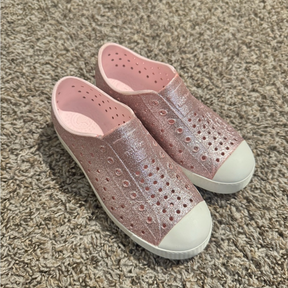 Native Sparkly Pink Shoes